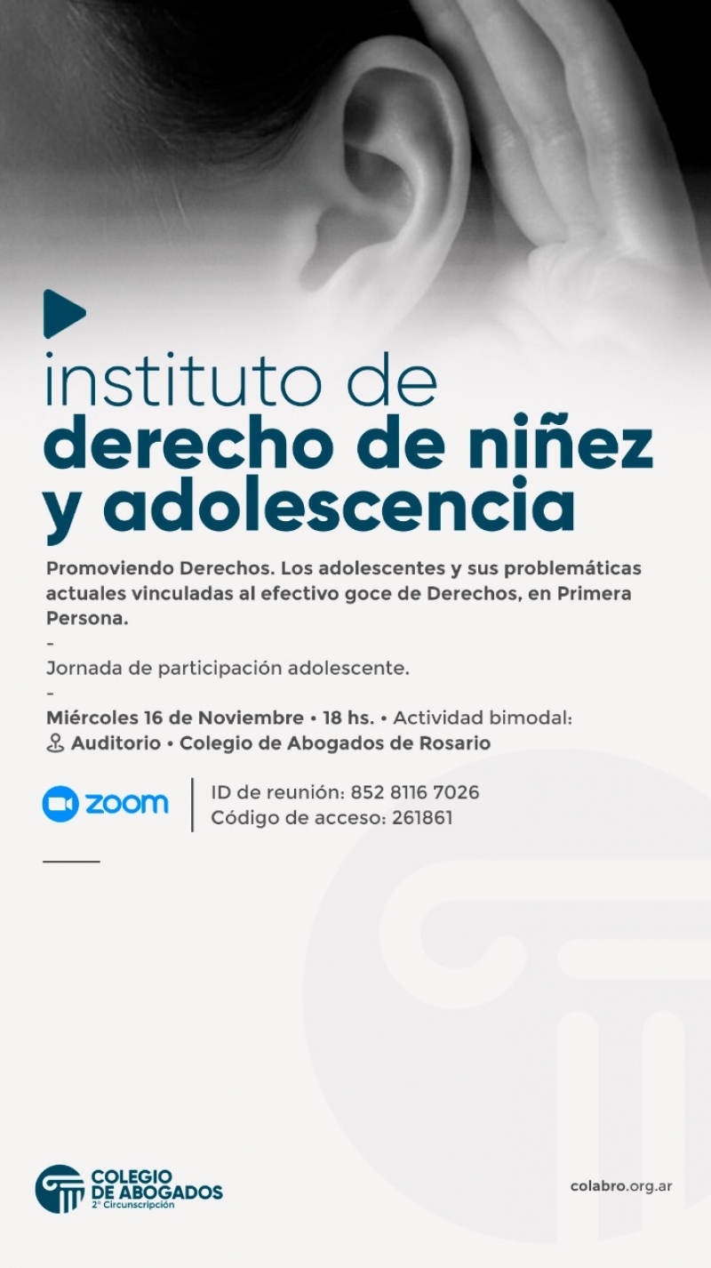 Promoviendo Derechos. Los adolescentes y sus problemáticas actuales vinculadas al efectivo goce de Derechos, en Primera Persona - 16/11/2022